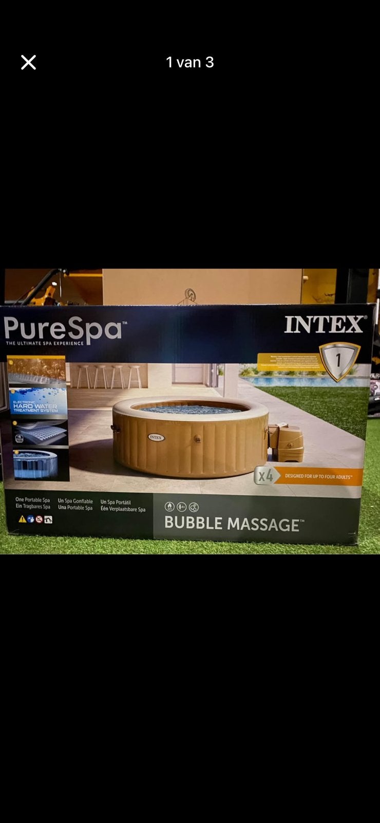 Intex bubble spa jacuzzi nieuw, Ophalen, Zo goed als nieuw