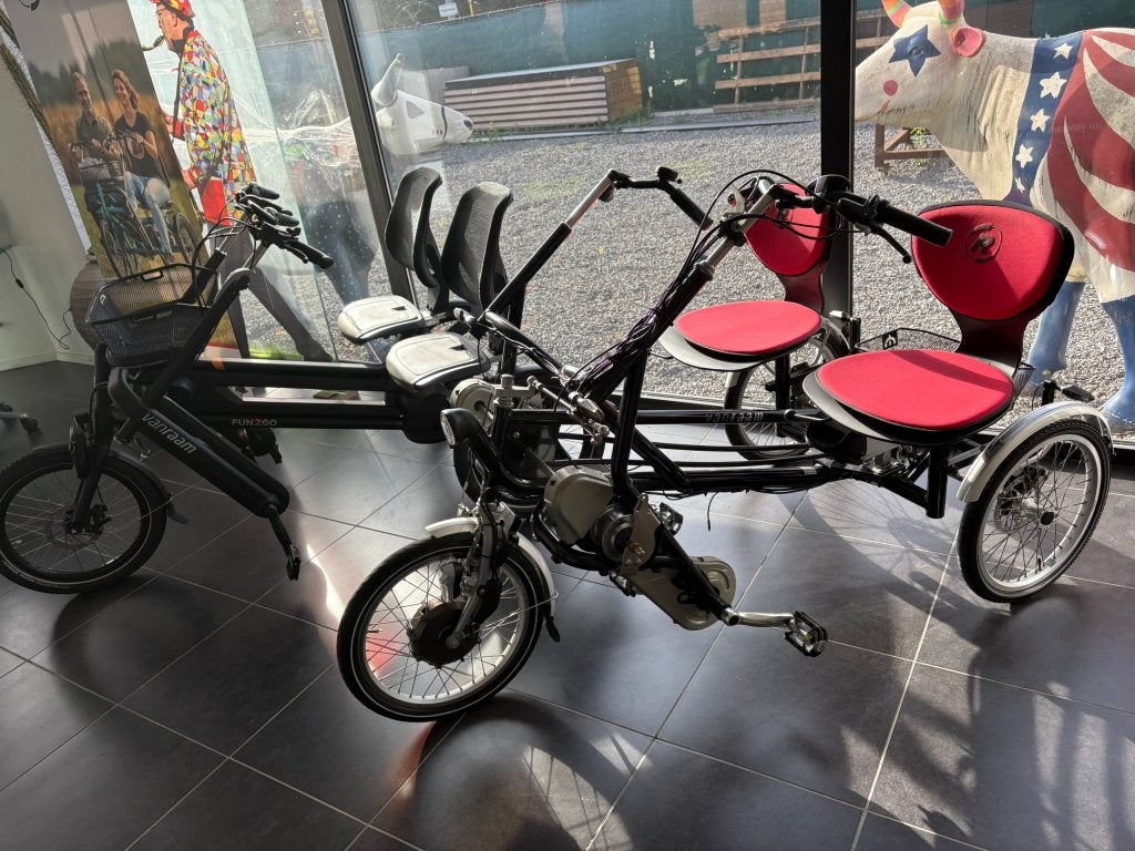 Vélo duo Fun2go Van Raam Cube avec garantie, Vélos & Vélomoteurs, Enlèvement, Comme neuf, Autres types, Fun2go van raam