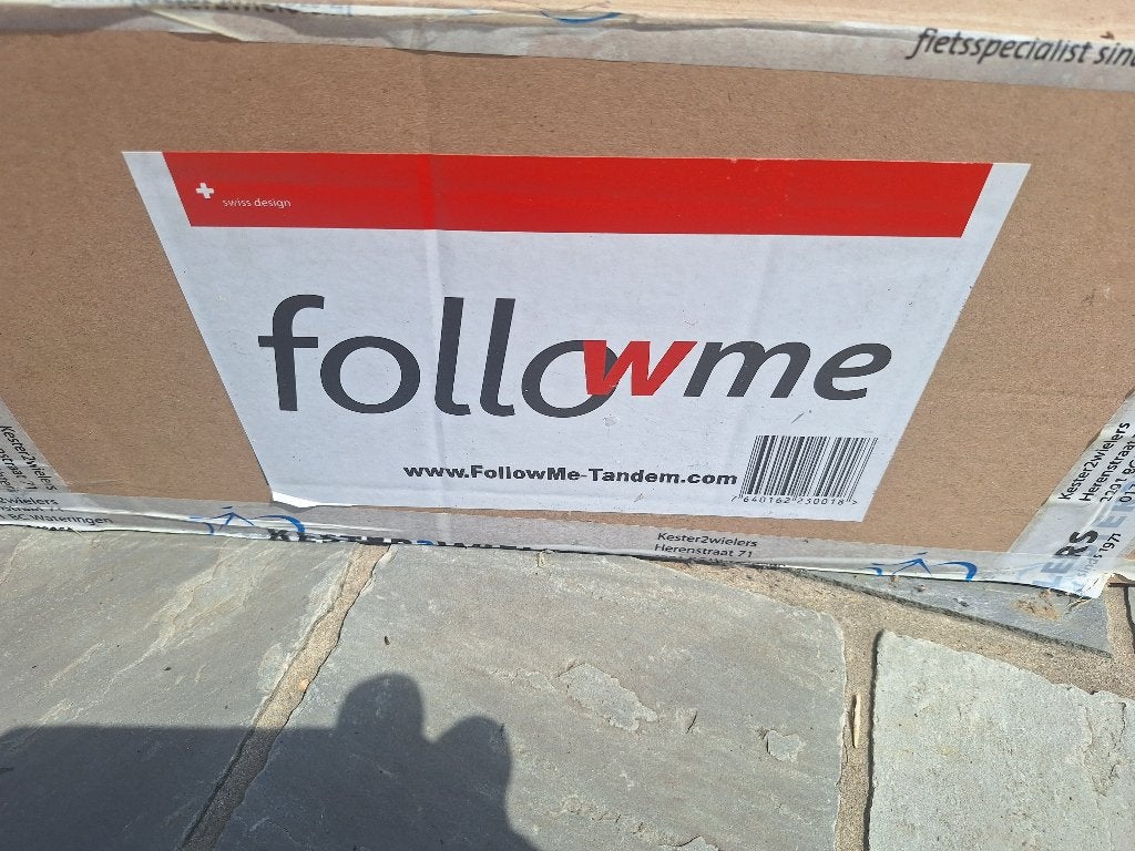 FollowMe ouder-kind-tandem-koppeling complete set, Ophalen, Zo goed als nieuw, Overige typen, Opvouwbaar
