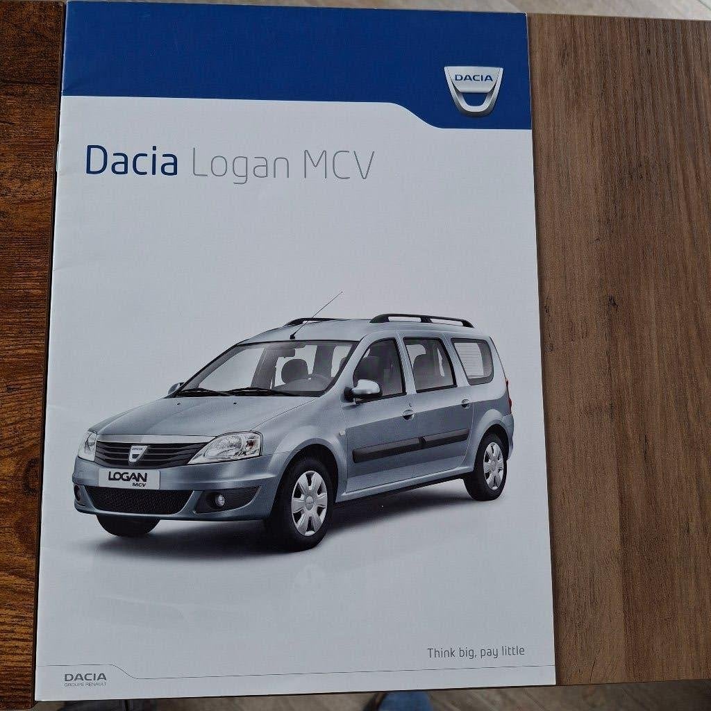 DACIA  LOGAN  MCV   OCTOBER 2008, Ophalen of Verzenden, Nieuw, Overige merken