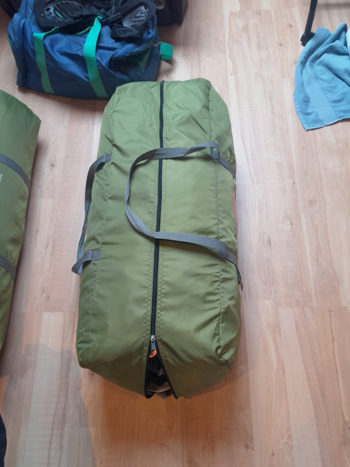 4 persoons tent, Ophalen
