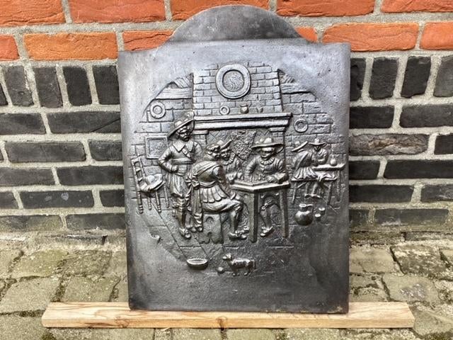 Paneel in gietijzer, Tuin en Terras, Ophalen, Zo goed als nieuw