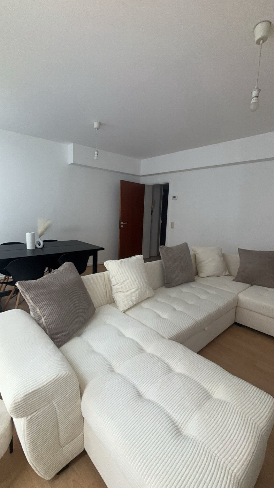 Canapé lit X coffre avec rangement en U 230cm, Enlèvement, Utilisé, Tissus