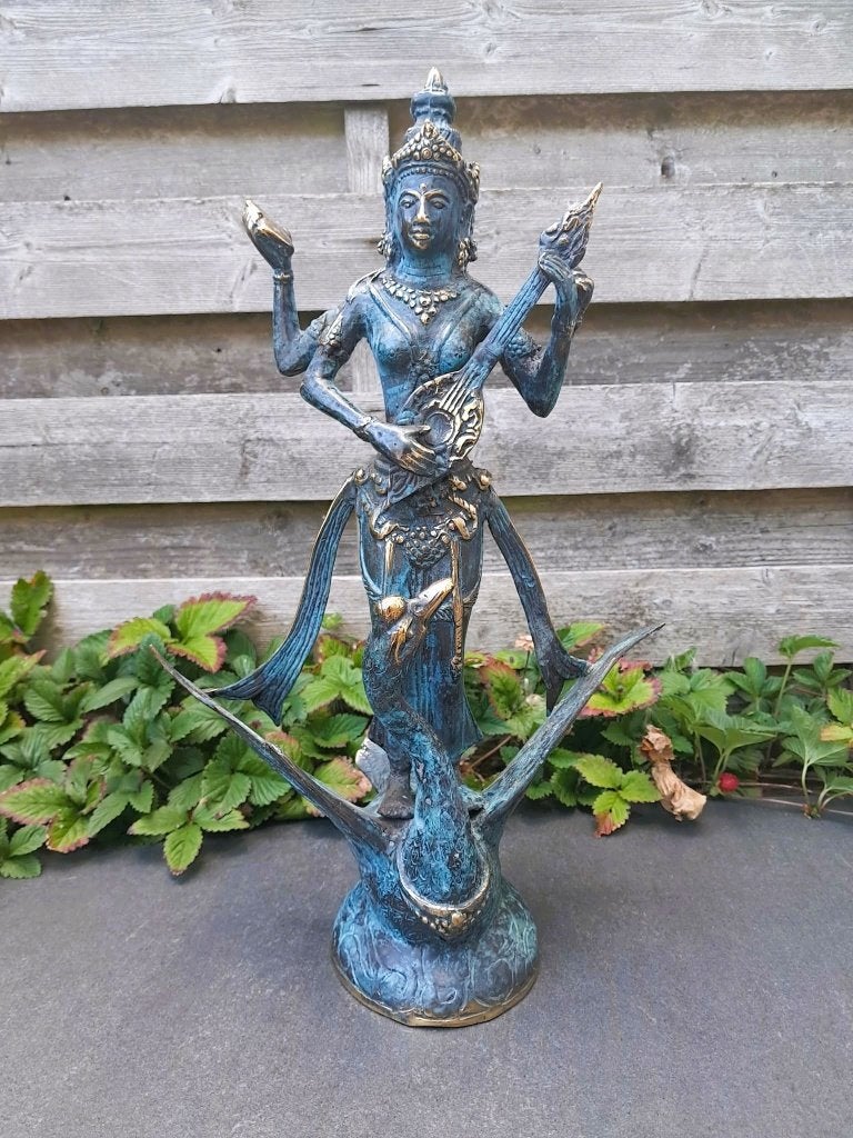 Godin Saraswati, godin van kennis en wijsheid/India, A, Overige stijlen, Nieuw, Ophalen of Verzenden