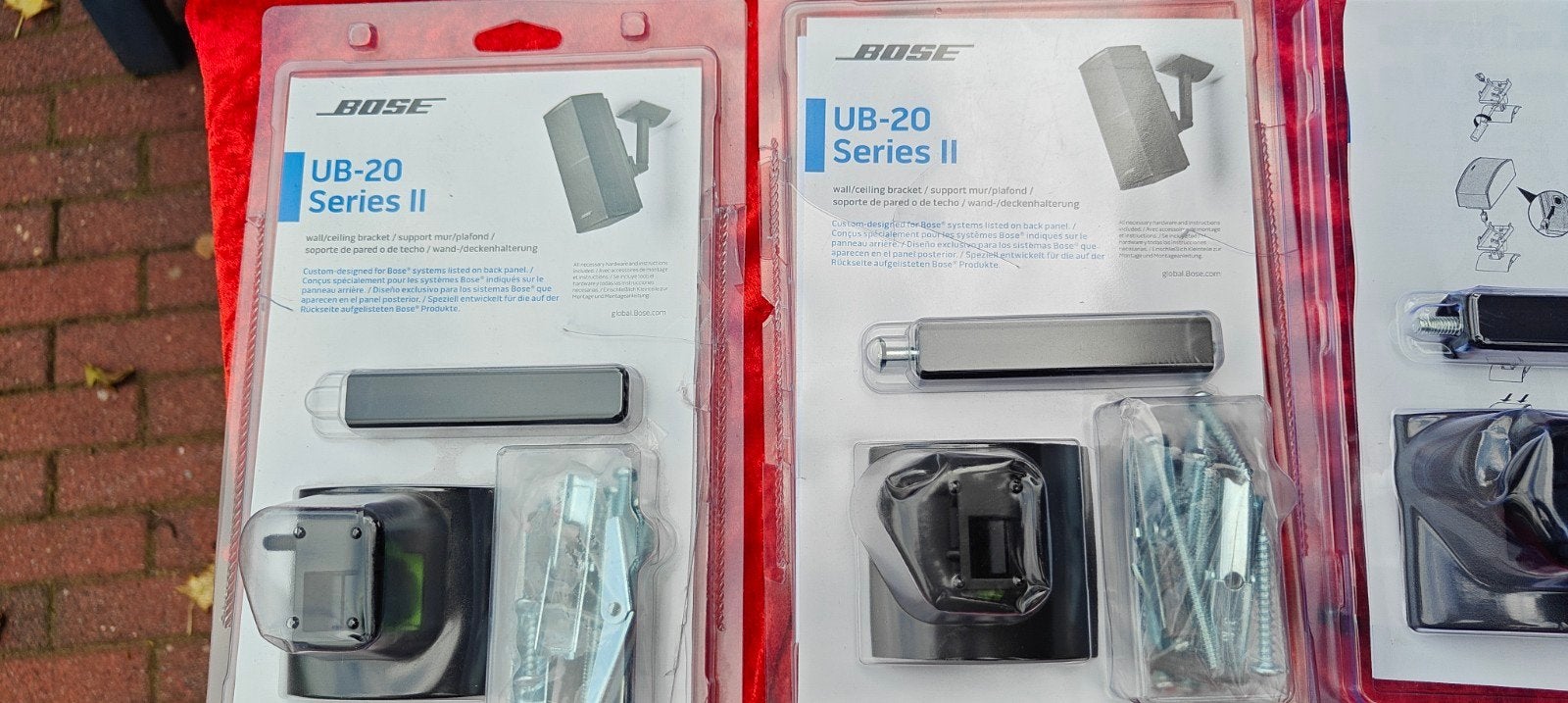 Bose UB-20 muurbeugels 2 x of 4x, Ophalen of Verzenden