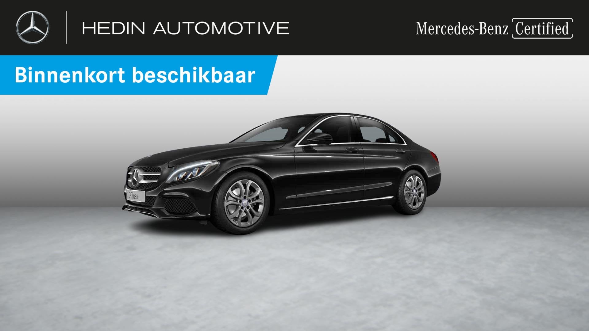 Mercedes-Benz C-Klasse 180 Berline AMG Line | Verwarmde Zete, Auto's, Automaat, 4 deurs, Zwart, 4 cilinders