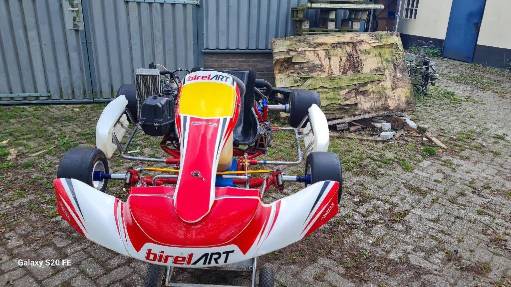Te koop birel met rotax max senior, Sport en Fitness, Ophalen, Zo goed als nieuw, Kart