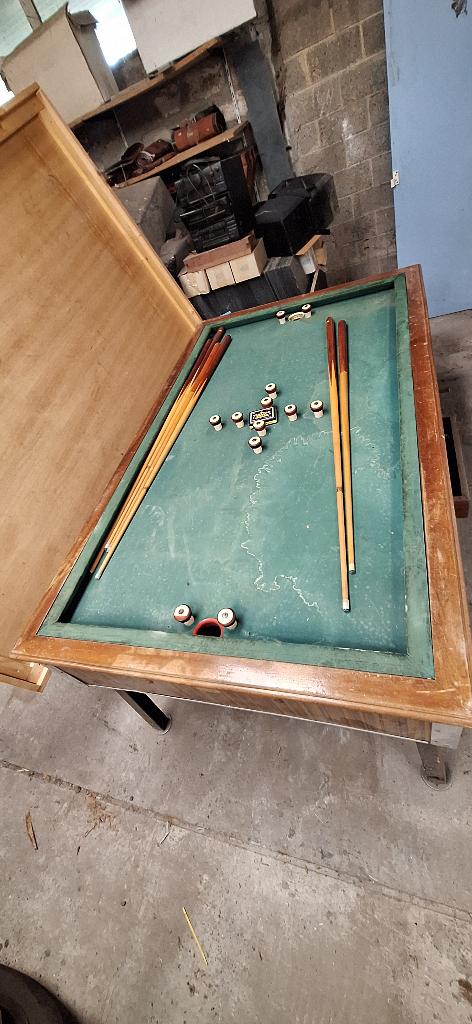 Tap billard, Enlèvement, Utilisé