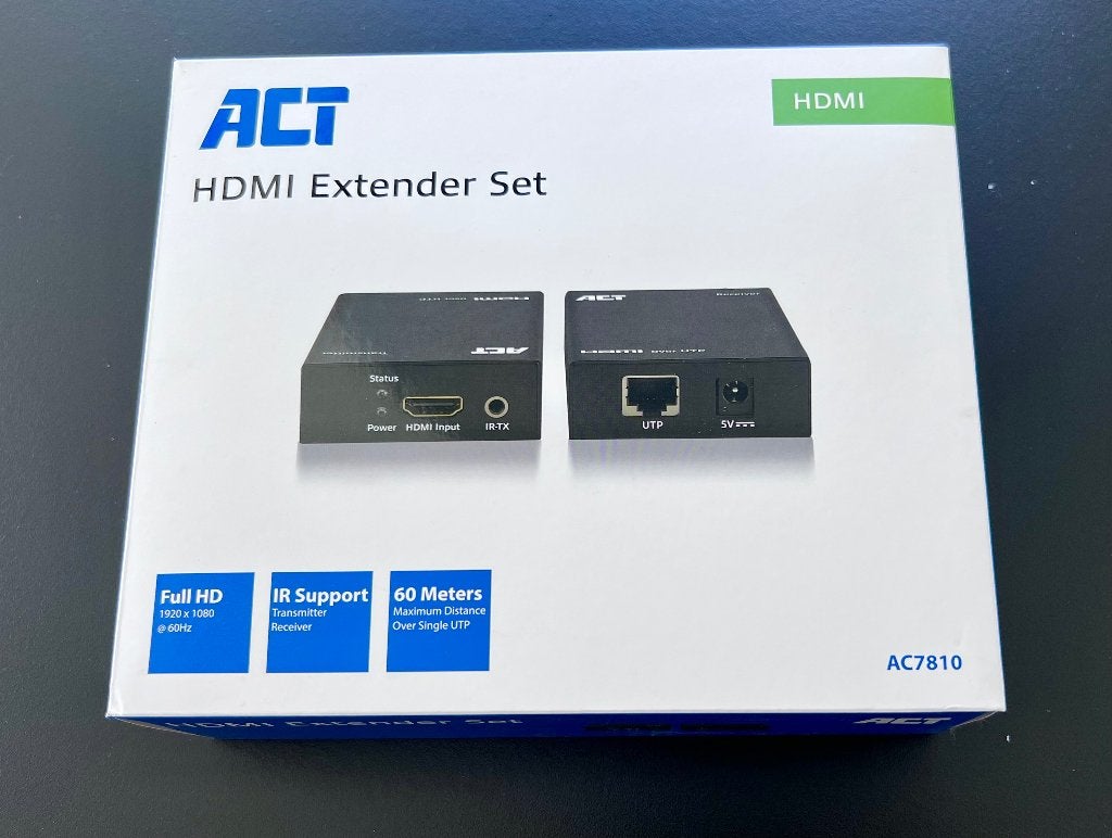 HDMI EXTENDER SET, Audio, Tv en Foto, Audiokabels en Televisiekabels, Ophalen of Verzenden, Zo goed als nieuw, 10 meter of meer