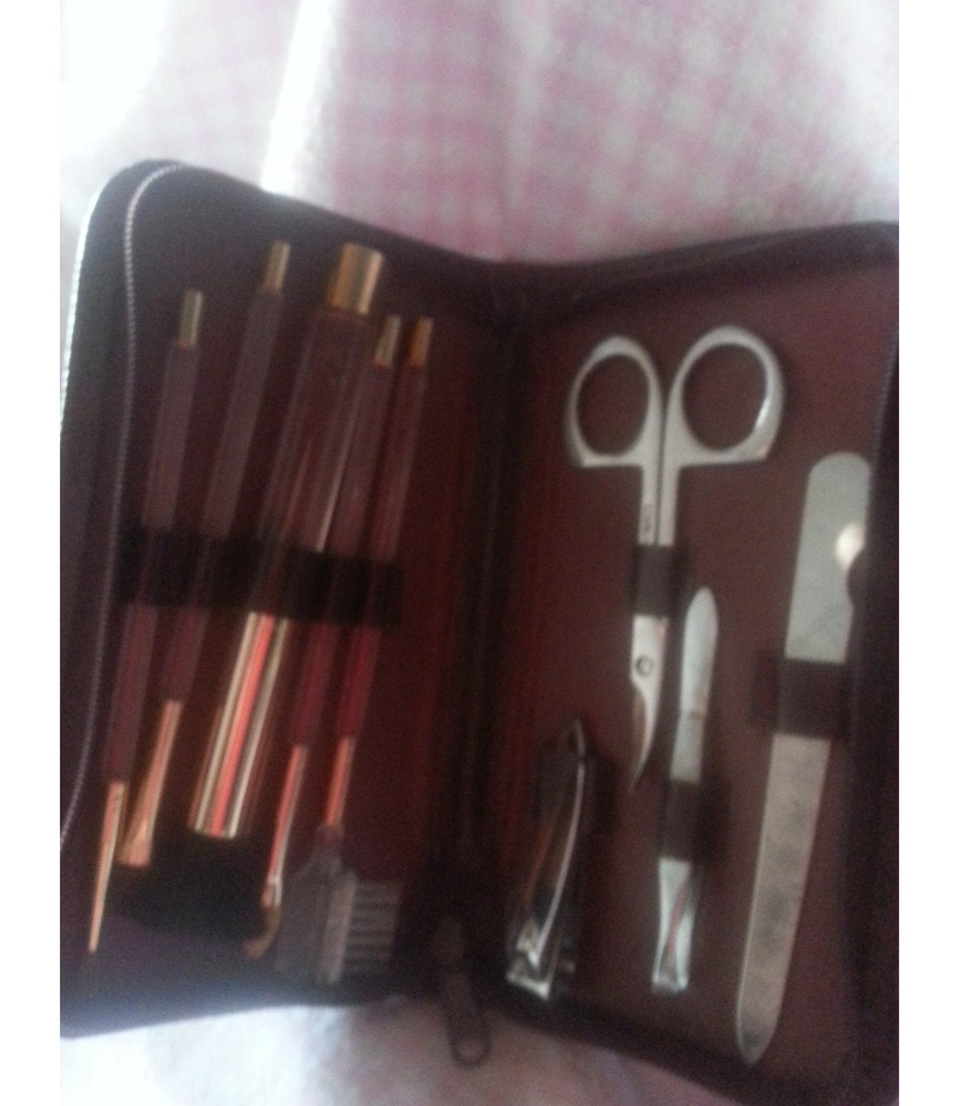 Joli étui de fabrication, Bijoux, Sacs & Beauté, Beauté | Cosmétiques & Maquillage, Enlèvement, Comme neuf, Rouge, Accessoires