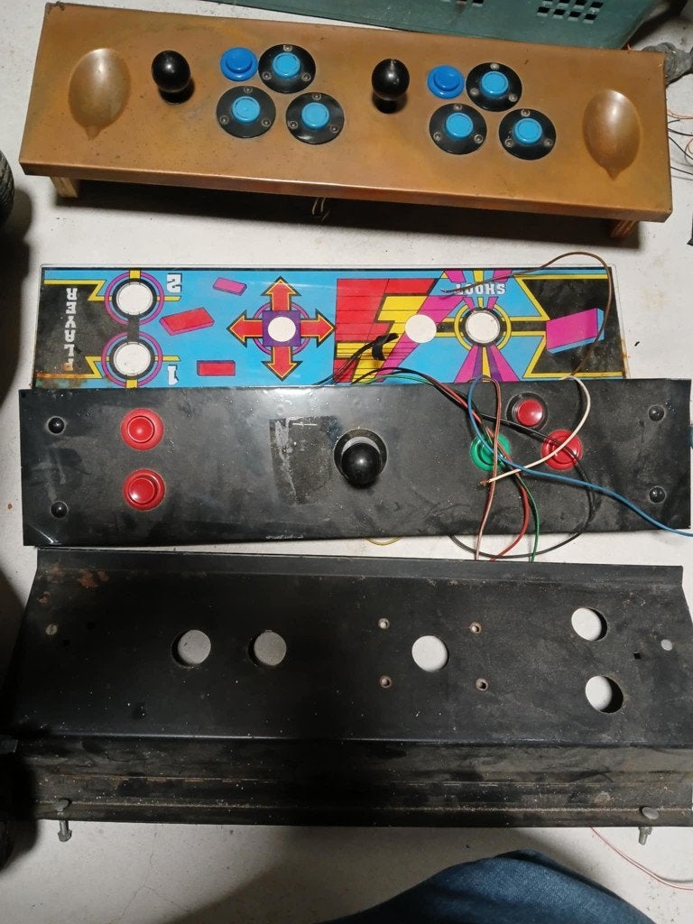 Arcade panelen 4 stuks, Verzamelen, Automaten | Overige, Ophalen of Verzenden, Gebruikt