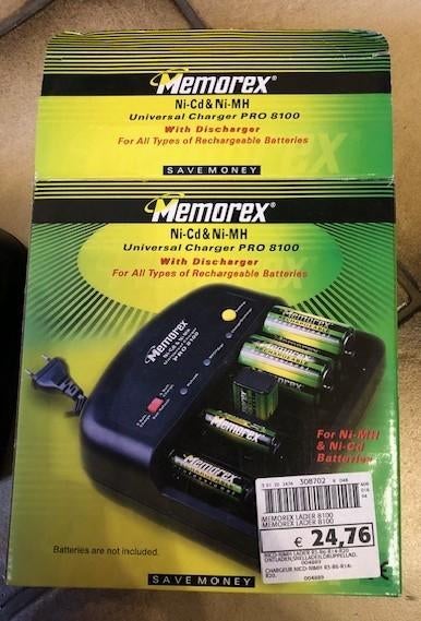 memorex pro 8100 multi charger op netstroom, Ophalen of Verzenden, Gebruikt