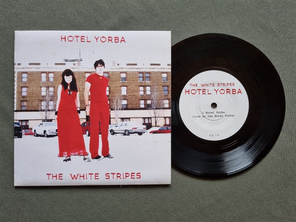The White Stripes – Hotel Yorba (UK vinyl 7”, XLS 139), Cd's en Dvd's, Vinyl | Rock, Ophalen of Verzenden, 7 inch, Alternative Rock