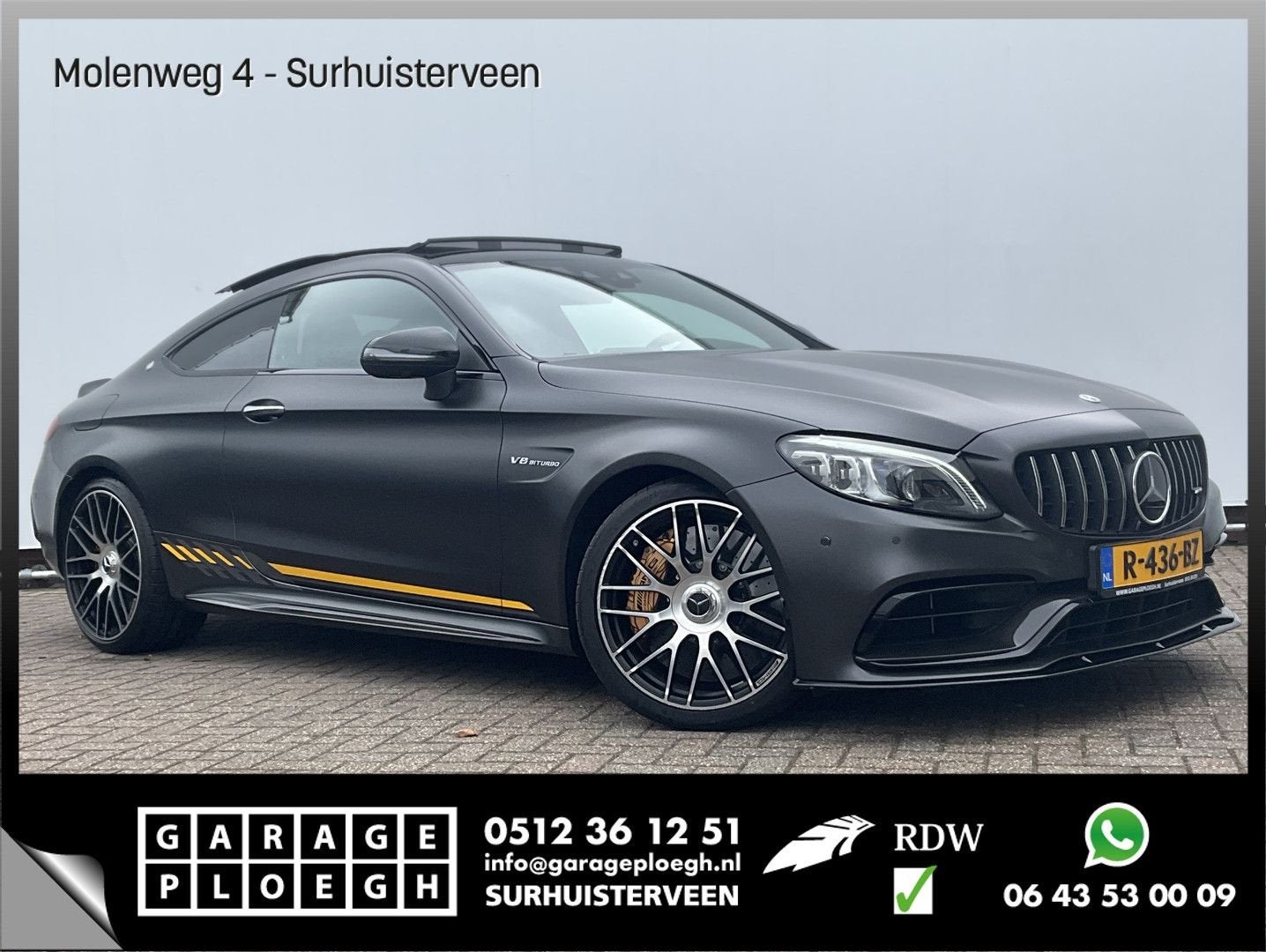 Mercedes-Benz C 63 AMG Coupé S Final Edition NL-Geleverd |1, Autos, Argent ou Gris, Achat, Electronic Stability Program (ESP)