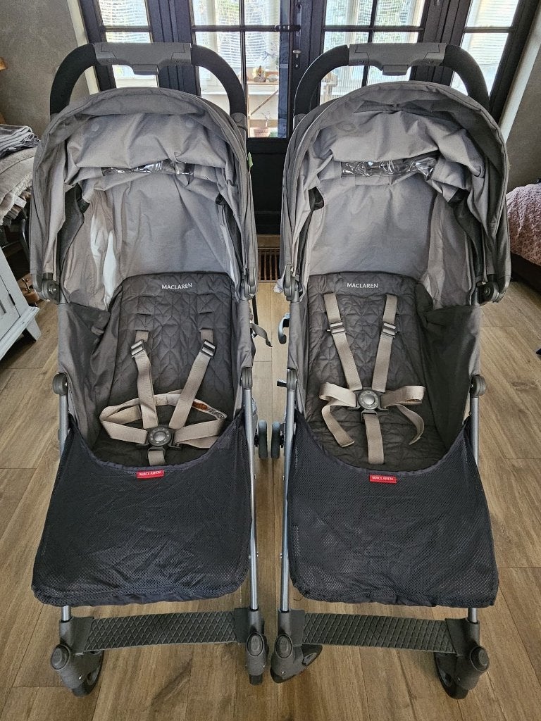 Maclaren buggy Quest ARC zilver, Kinderen en Baby's, Buggy's, Ophalen, Zo goed als nieuw, Maclaren, Regenhoes