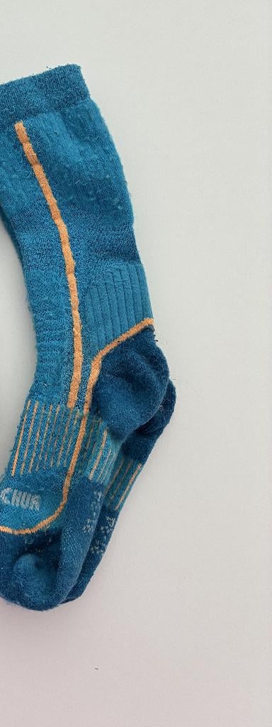 Chaussettes de ski bleues ou chaussettes chaudes 31/34, Garçon ou Fille, Enlèvement ou Envoi, Comme neuf, Chaussettes