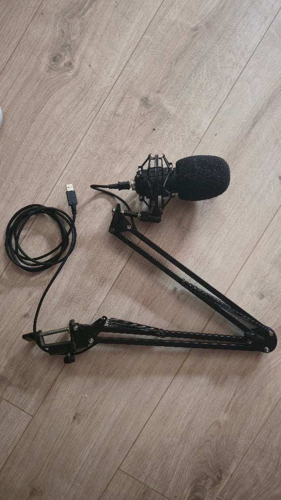 Microfoon met armstand, Muziek en Instrumenten, Microfoons, Ophalen, Gebruikt, Overige typen
