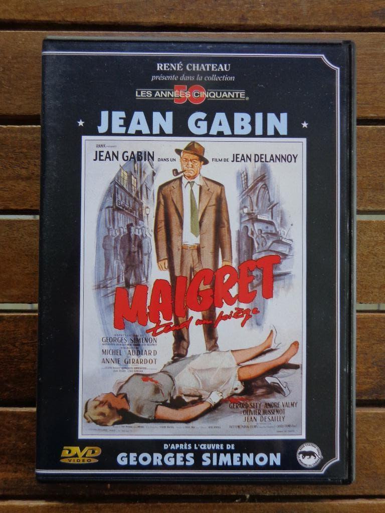 )))  Maigret tend un Piège  //  Jean Gabin  (((, Tous les âges, Enlèvement ou Envoi, Comme neuf, Détective et Thriller