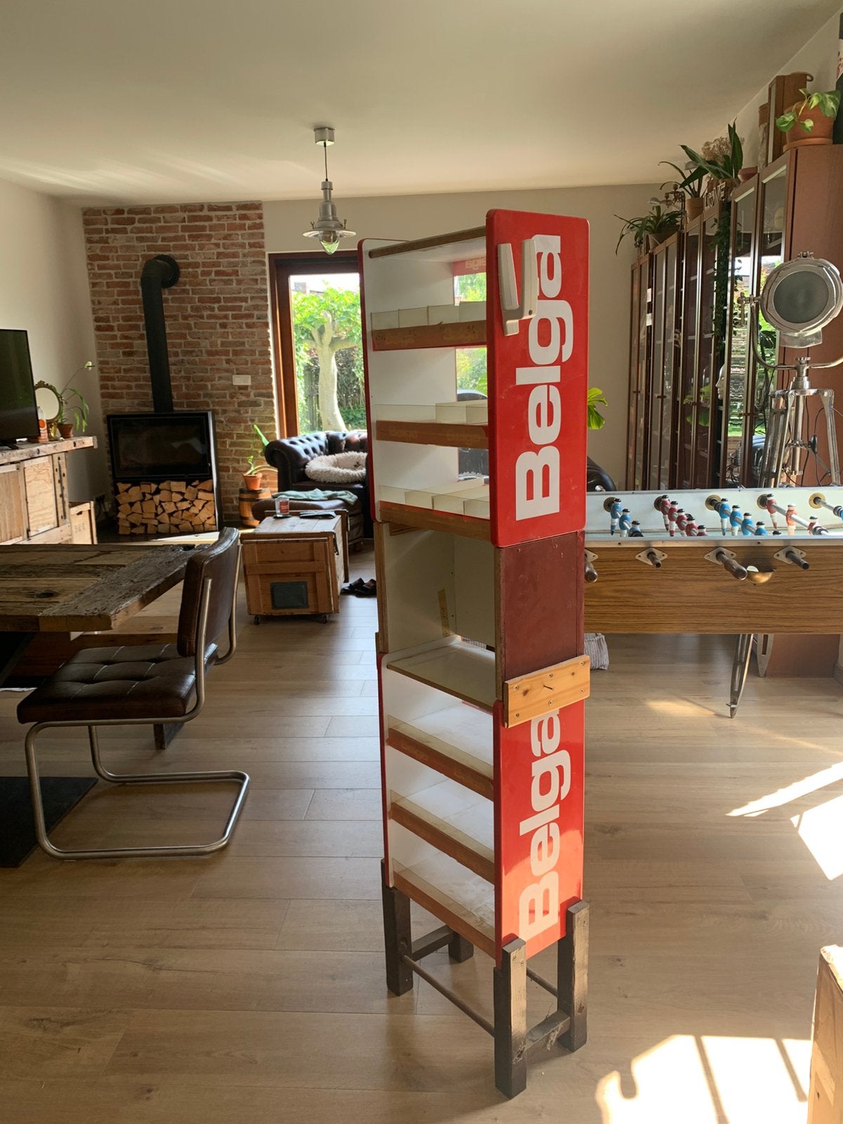 Vintage Belga Displays winkelrek - Belga filter sigaretten, Ophalen, Zo goed als nieuw
