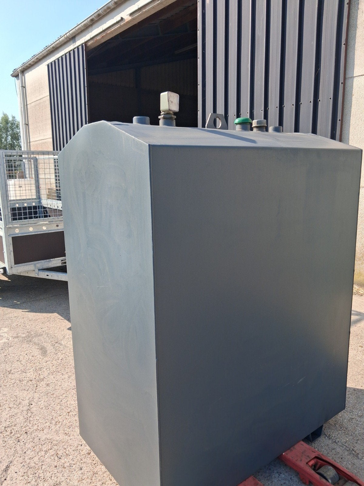 Dubbelwandige mazouttank 1200l in zeer nette staat!, Ophalen, Zo goed als nieuw, 60 tot 150 cm, 80 cm of meer