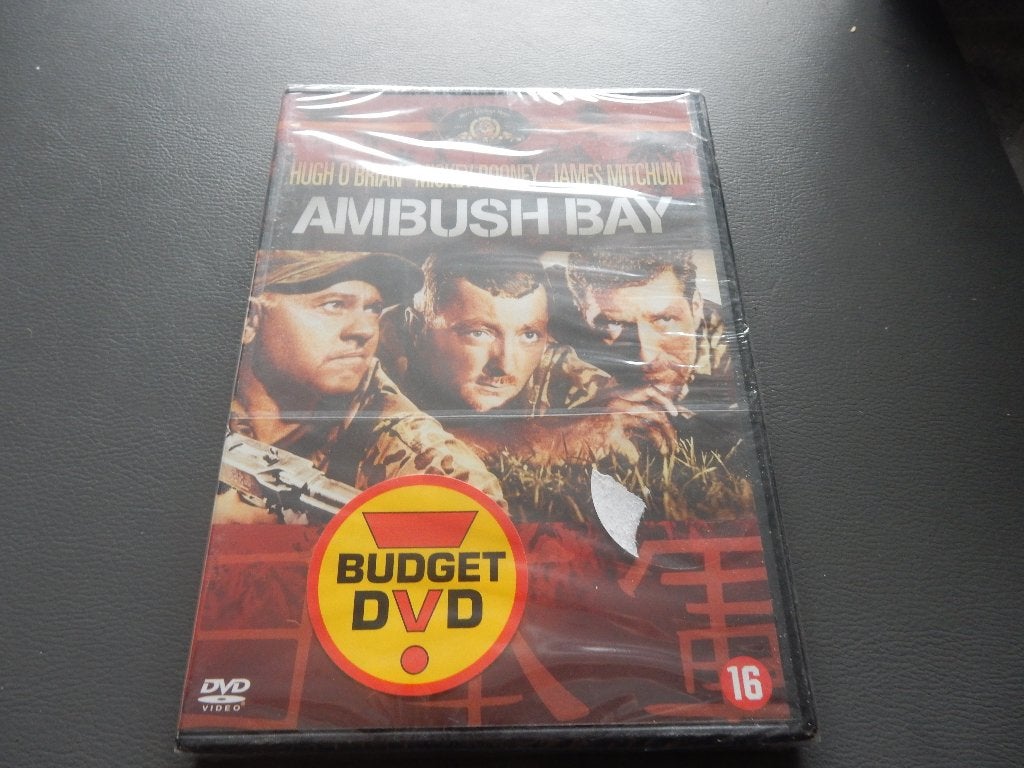 nr.1504 - Dvd: ambush bay - oorlog - sealed- 1966, CD & DVD, DVD | Action, Enlèvement ou Envoi, Néerlandais, À partir de 16 ans