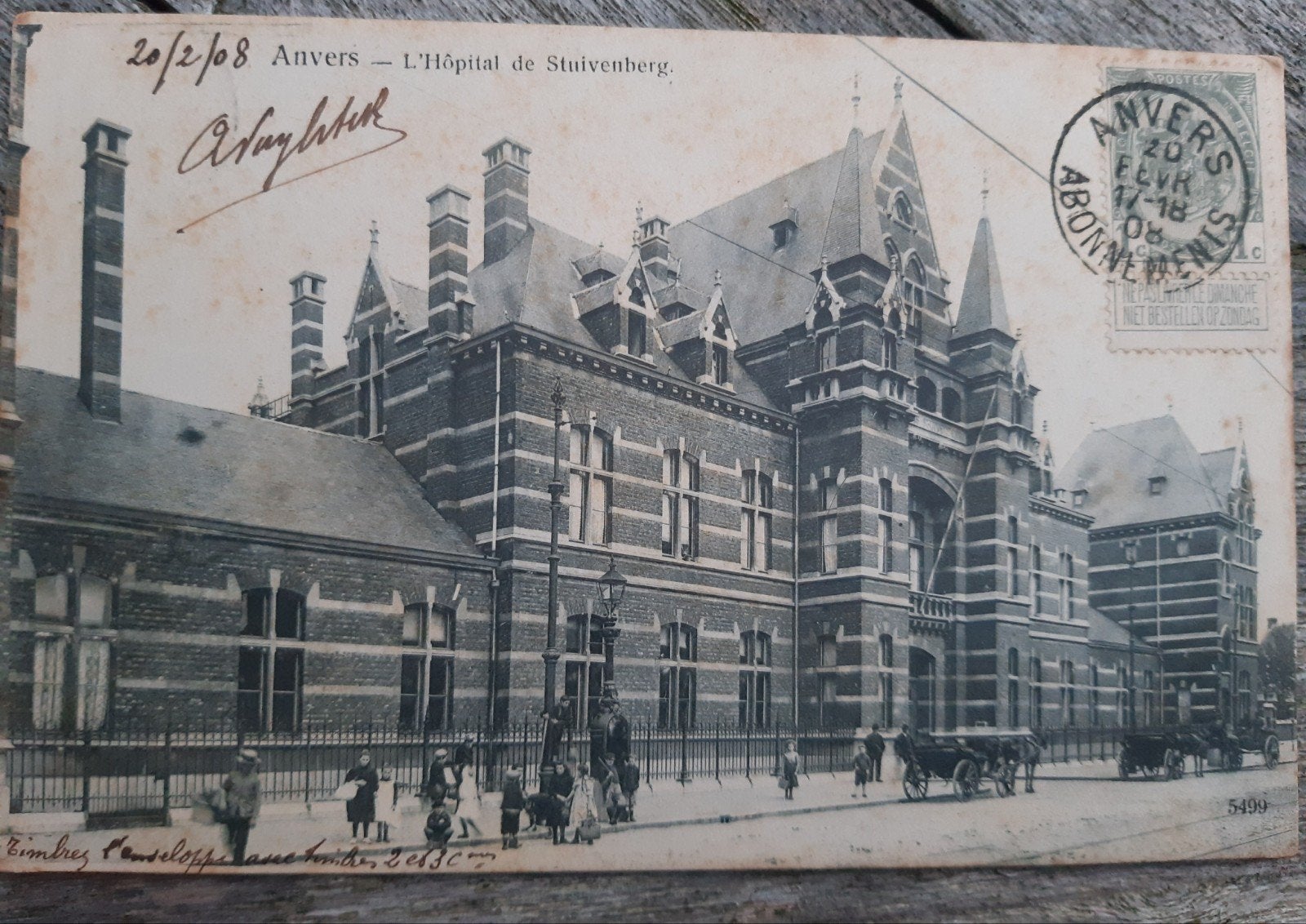 ANVERS — Hôpital d'ANVERS — HÔPITAL Stuyvenberg, Enlèvement ou Envoi, Anvers