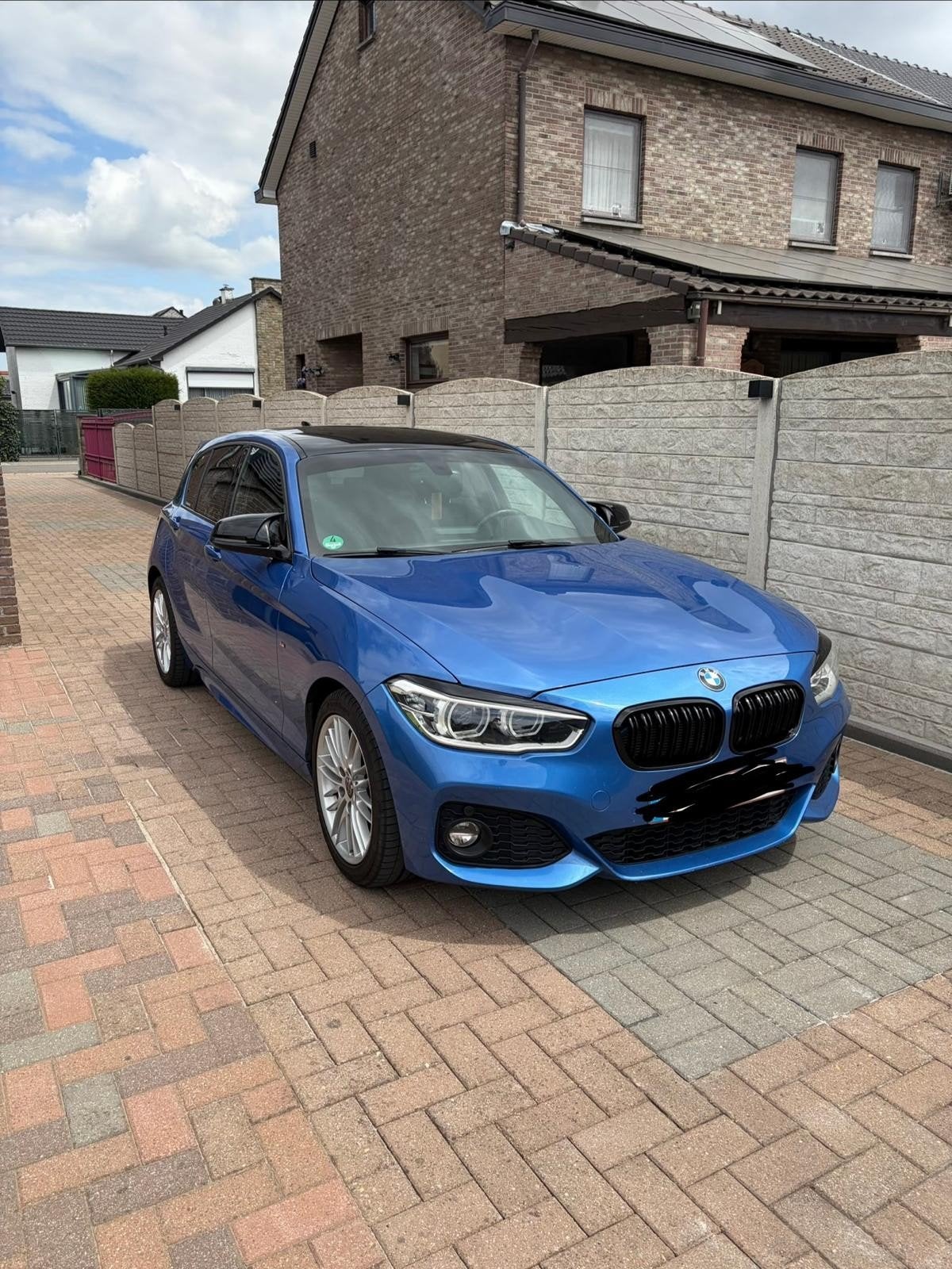 bmw 1 serie, Auto's, BMW, Blauw, Alcantara, 5 deurs, Particulier