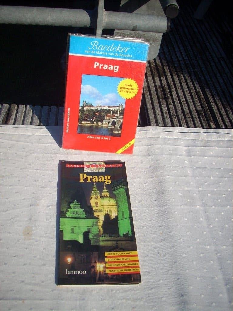 Praag 2 reisgidsen + Tsjechische kronen, Boeken, Ophalen