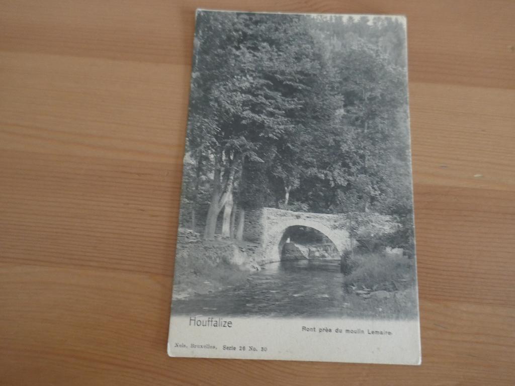pont de Houffalize près du moulin Lemaire, Envoi, Non affranchie, Luxembourg
