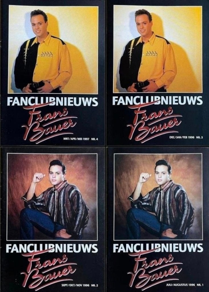 Gezocht Fotokaarten, fanclubboekjes, posters Frans Bauer, Ophalen of Verzenden
