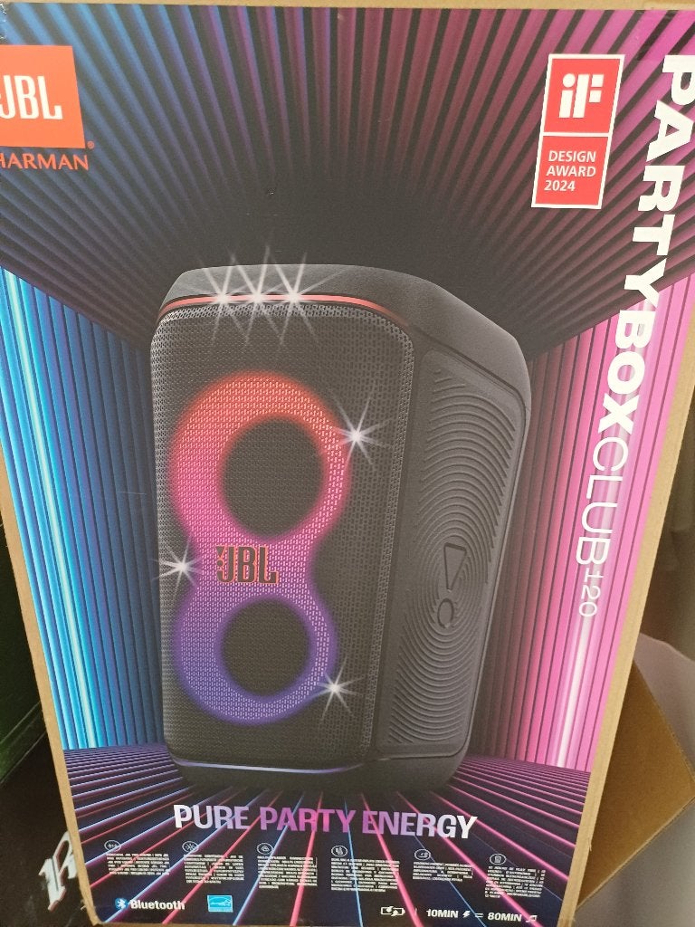 2 Jbl partyboxen 120, Ophalen, Nieuw