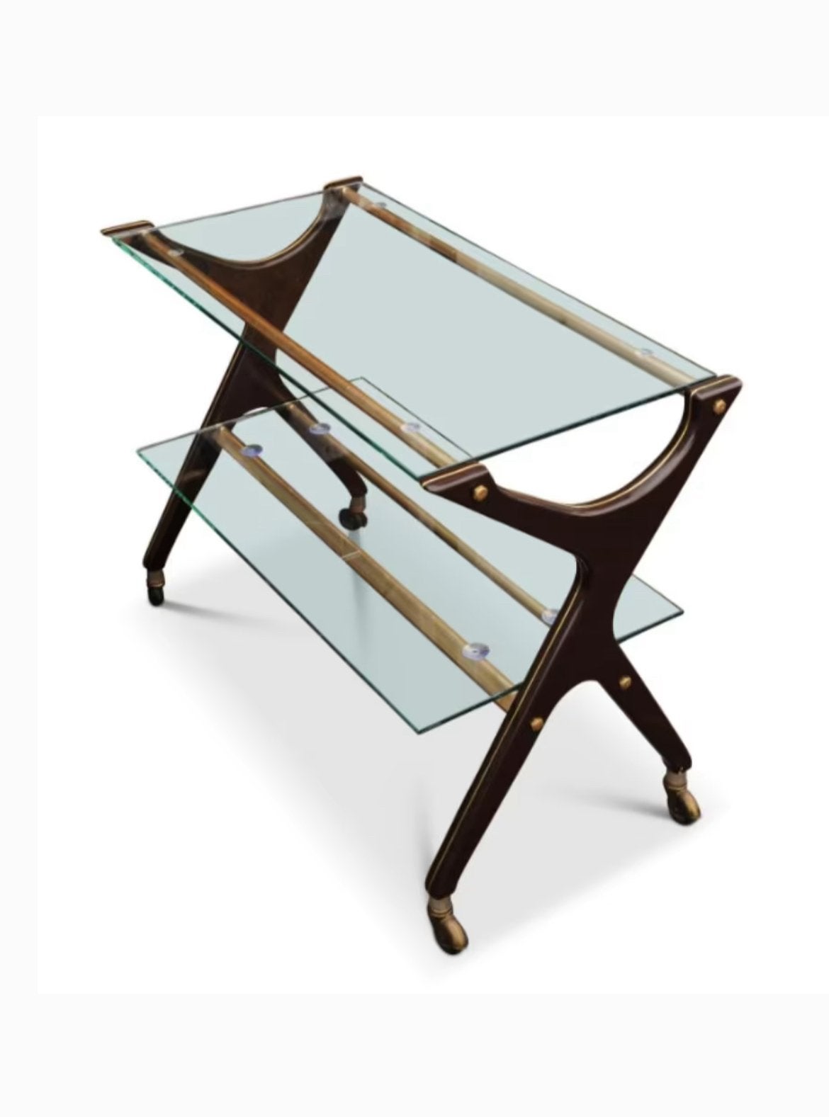 Chariot de bar - Design italien du milieu du siècle, Enlèvement
