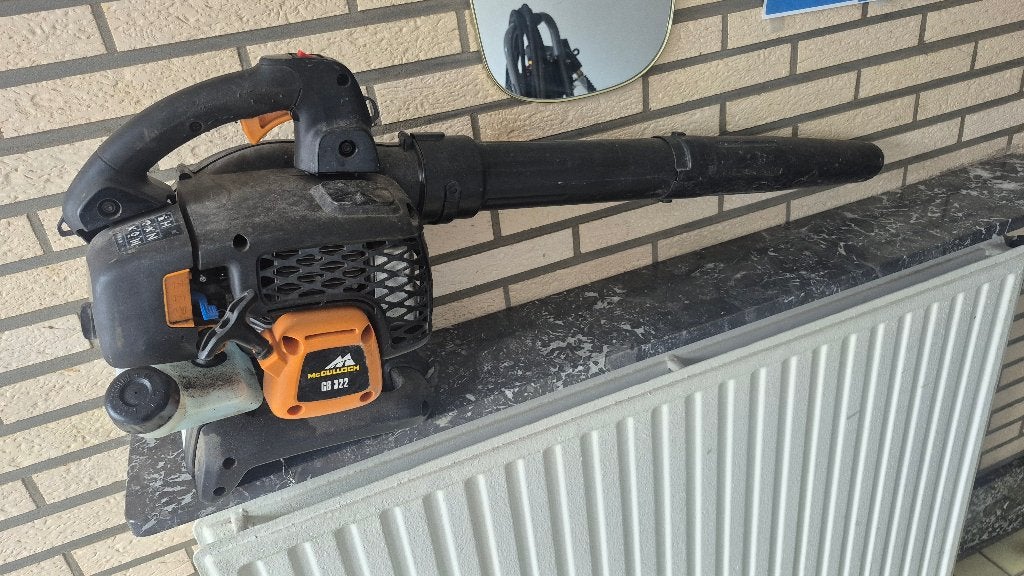 Bladblazer, Ophalen, Gebruikt, Benzine