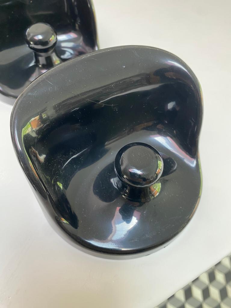 Lot de 4 patères KARTELL, Enlèvement, Comme neuf, Noir, Plastique