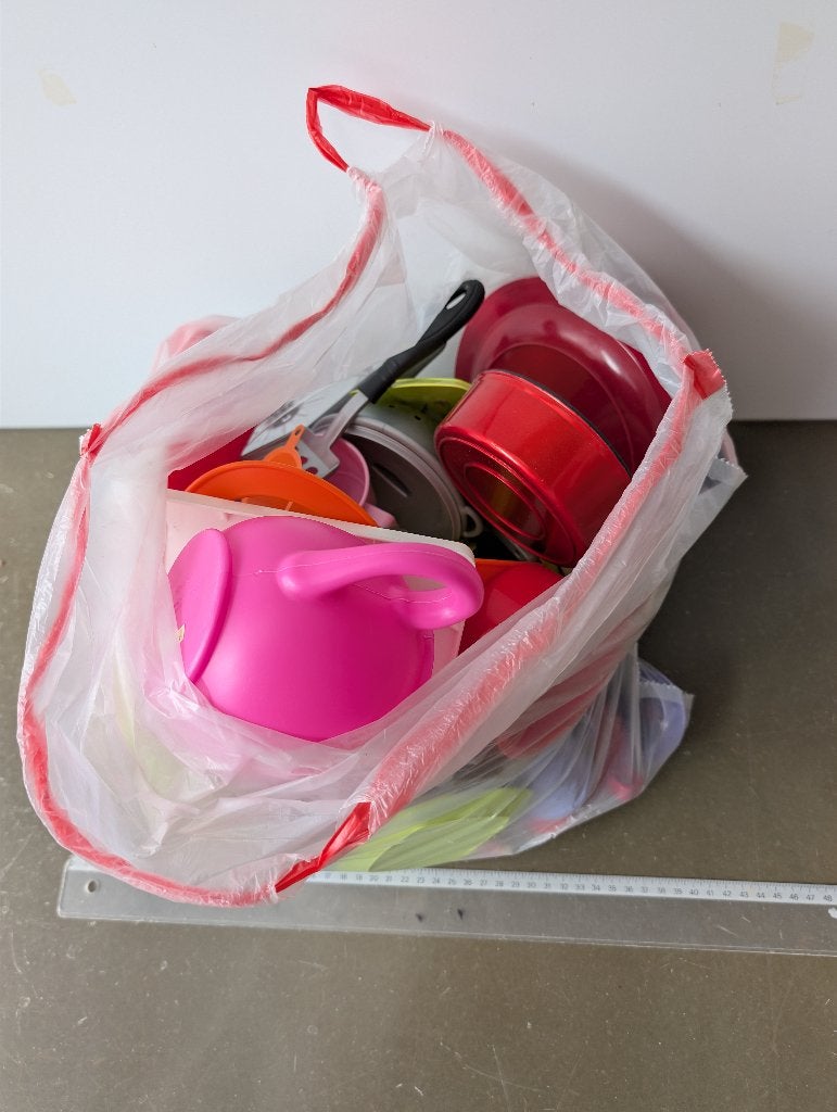 Collectie speelgoed kookgerei, Ophalen, Gebruikt, Kunststof, Speelkeuken-accessoire