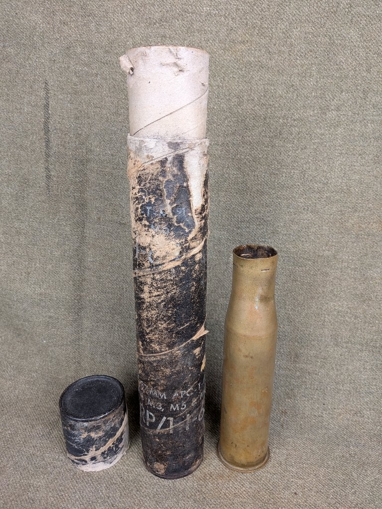 container koker 37mm + huls US WW2, Ophalen of Verzenden
