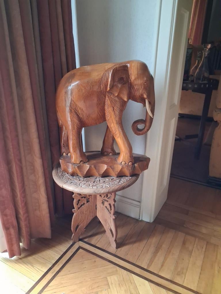 Olifant op voetje, Antiek en Kunst, Ophalen