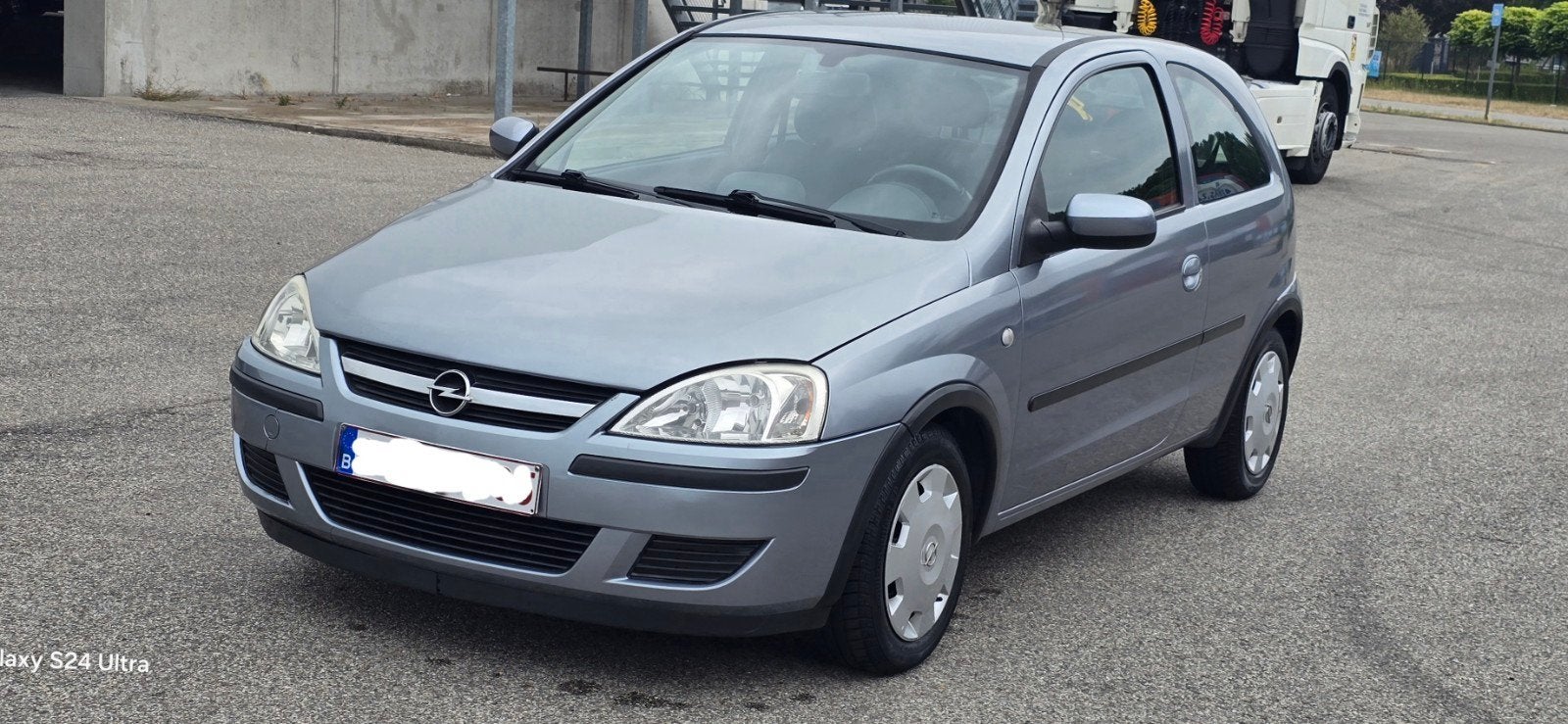 Opel Corsa 1.2 i   Gekeurd+Car-Pass 122000 km, bw 2004, Auto's, Opel, Handgeschakeld, Particulier, Euro 4, Zilver of Grijs