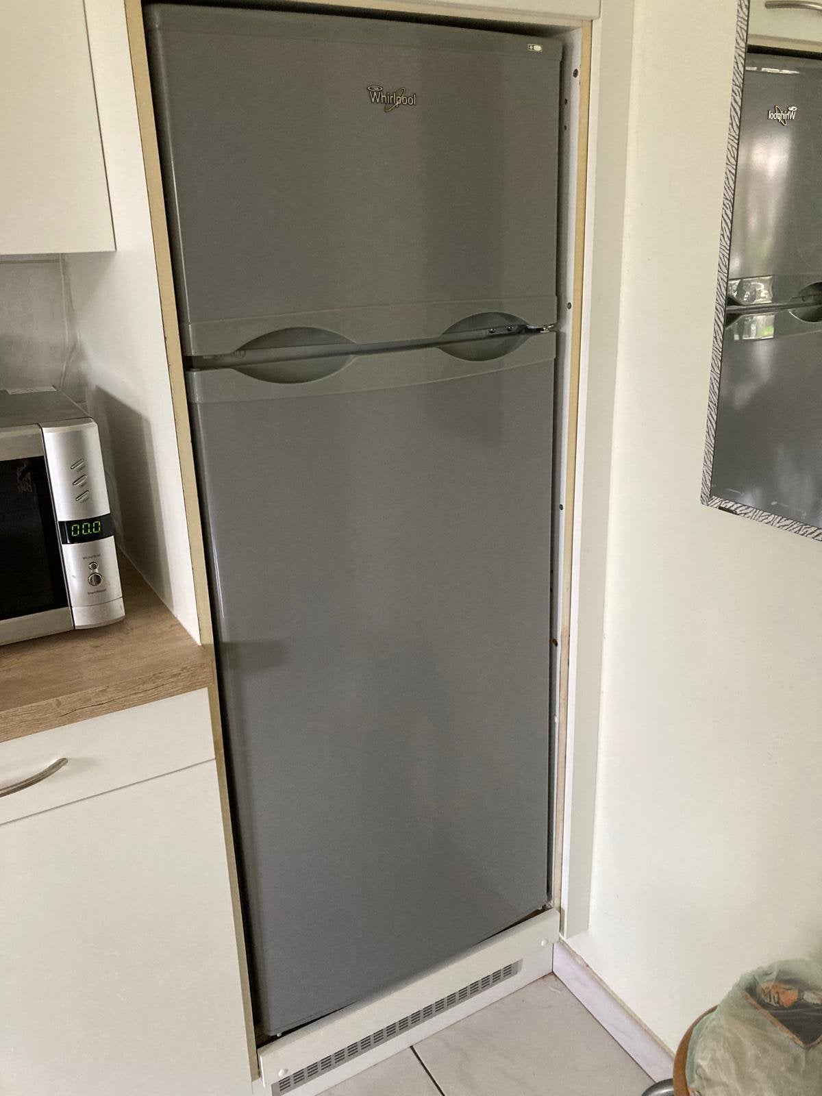 Ijskast whirlpool met vriesvak, geen inbouw, Elektronische apparatuur, Koelkasten en IJskasten, Ophalen, Zo goed als nieuw