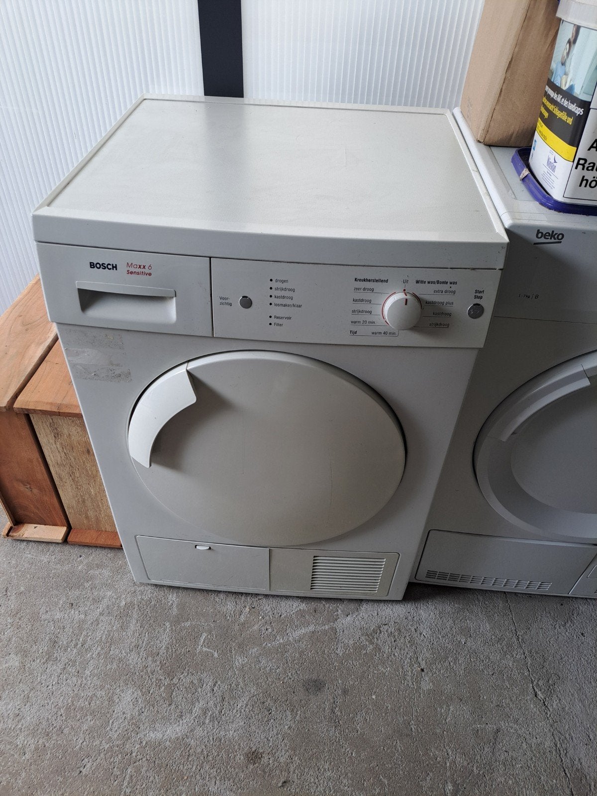 Droogkast maax6 bosch, Ophalen
