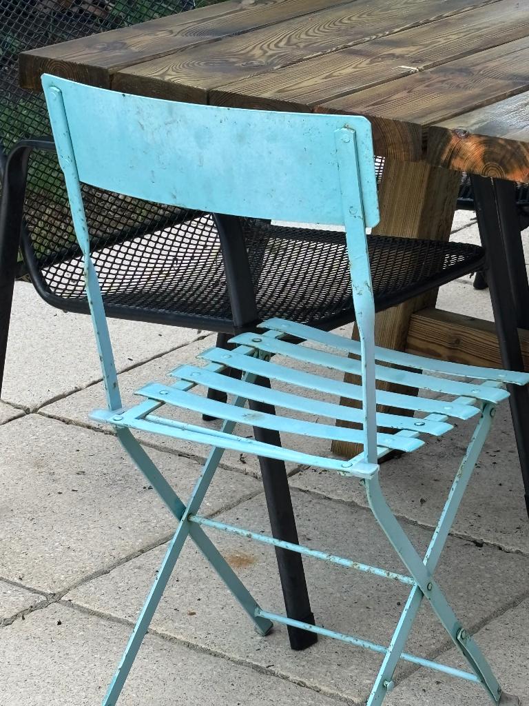 chaises de jardin, Jardin & Terrasse, Enlèvement, Utilisé, Métal