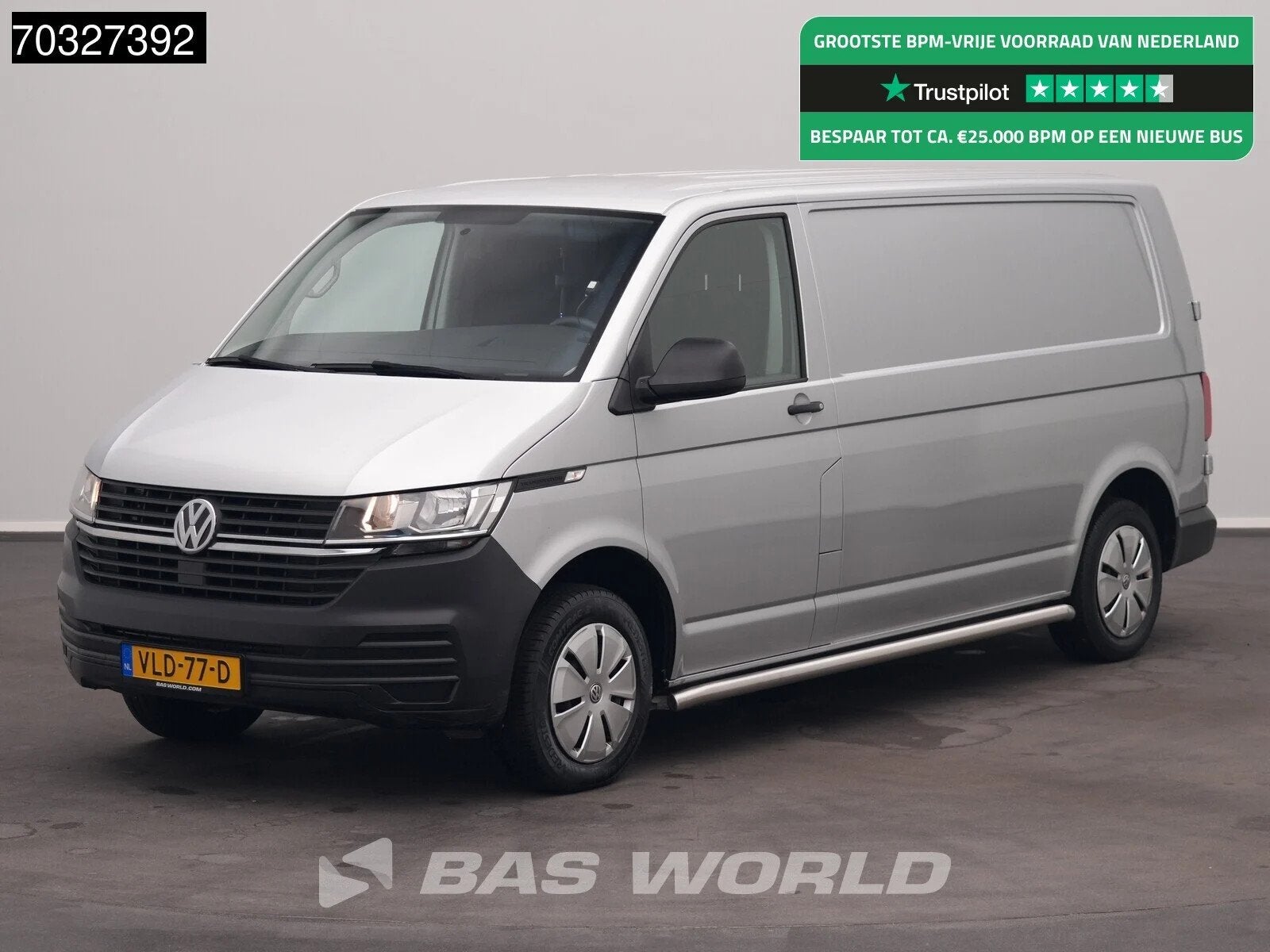Volkswagen Transporter 110pk L2H1 Airco Trekhaak Parkeersens, Auto's, 2013 kg, Stof, Gebruikt, 4 cilinders