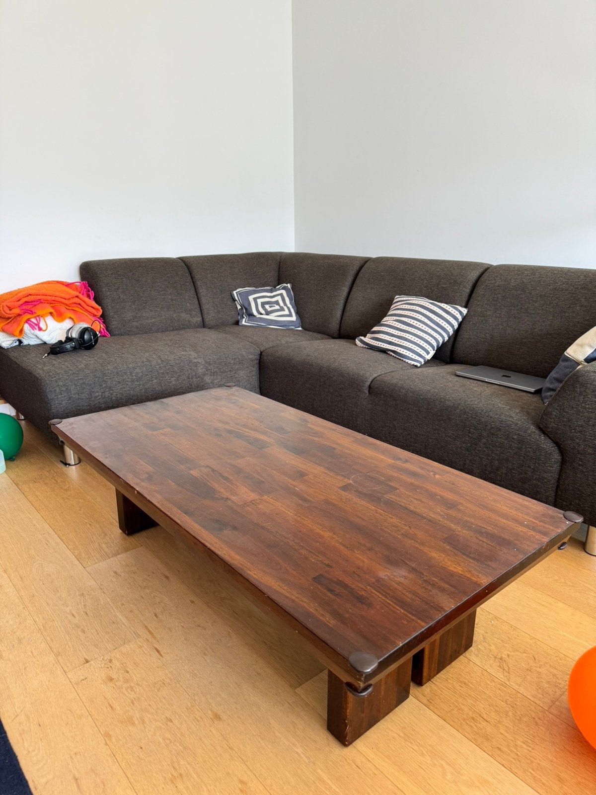 Table basse boix exotique, 100 à 150 cm, Comme neuf, Enlèvement, 50 à 100 cm