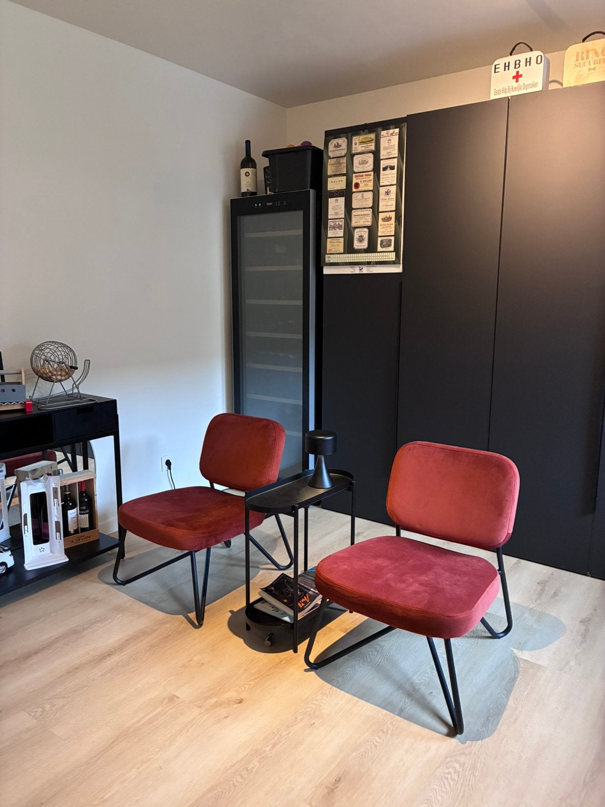 2 velvet fauteuils koperkleurig, Huis en Inrichting, Ophalen, Zo goed als nieuw, Minder dan 75 cm, 50 tot 75 cm