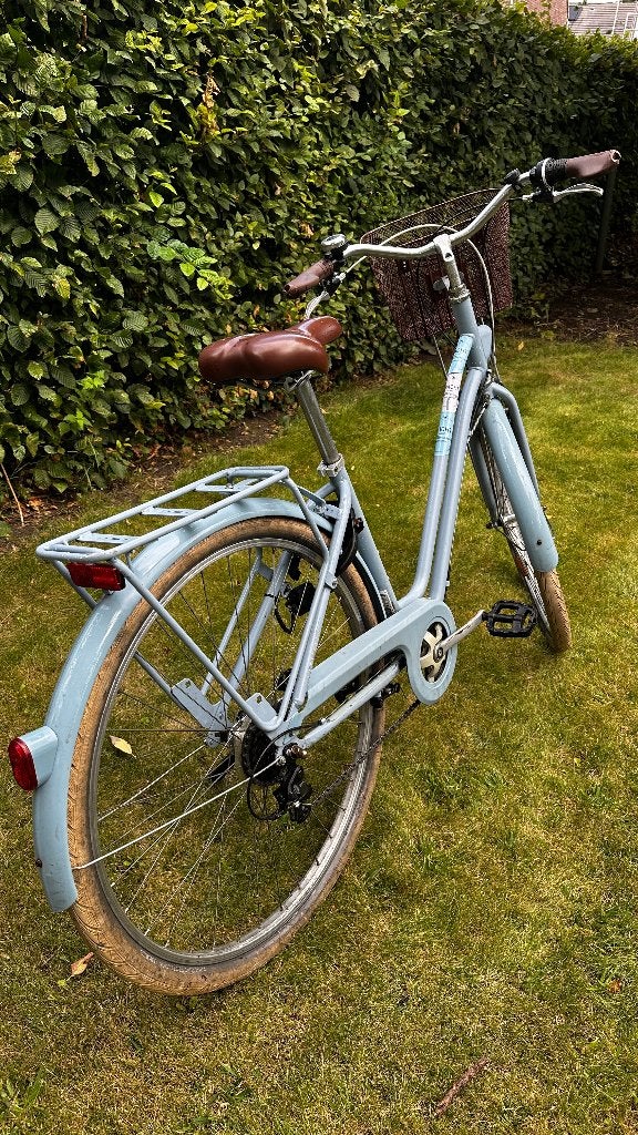 Damesfiets ELOPS 520 maat S/M licht blauw, Accès (extra) bas, Autres marques, Frein sur jante, Enlèvement