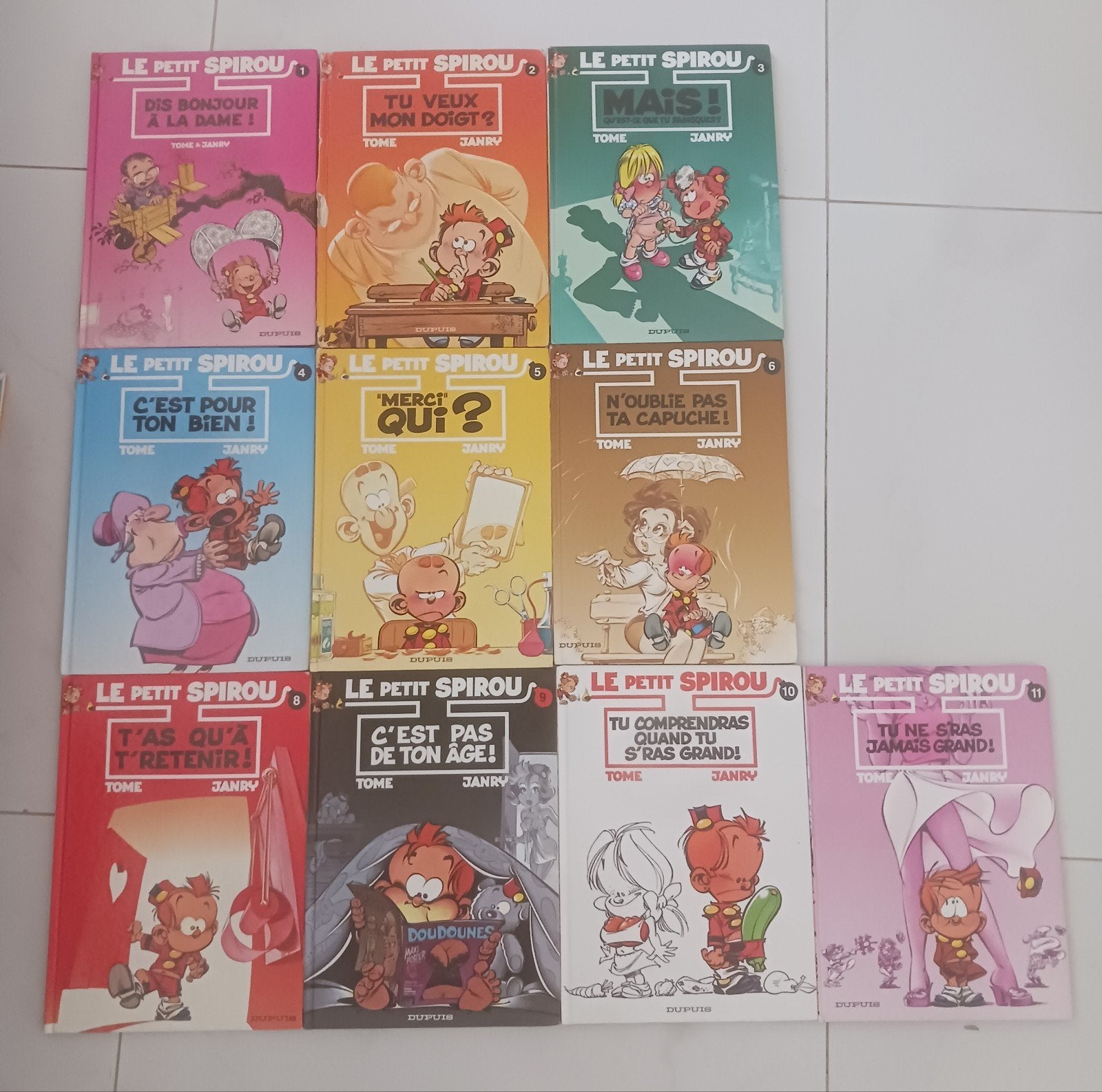 10 bd petit spirou, Livres, Série complète ou Série, Enlèvement ou Envoi, Utilisé