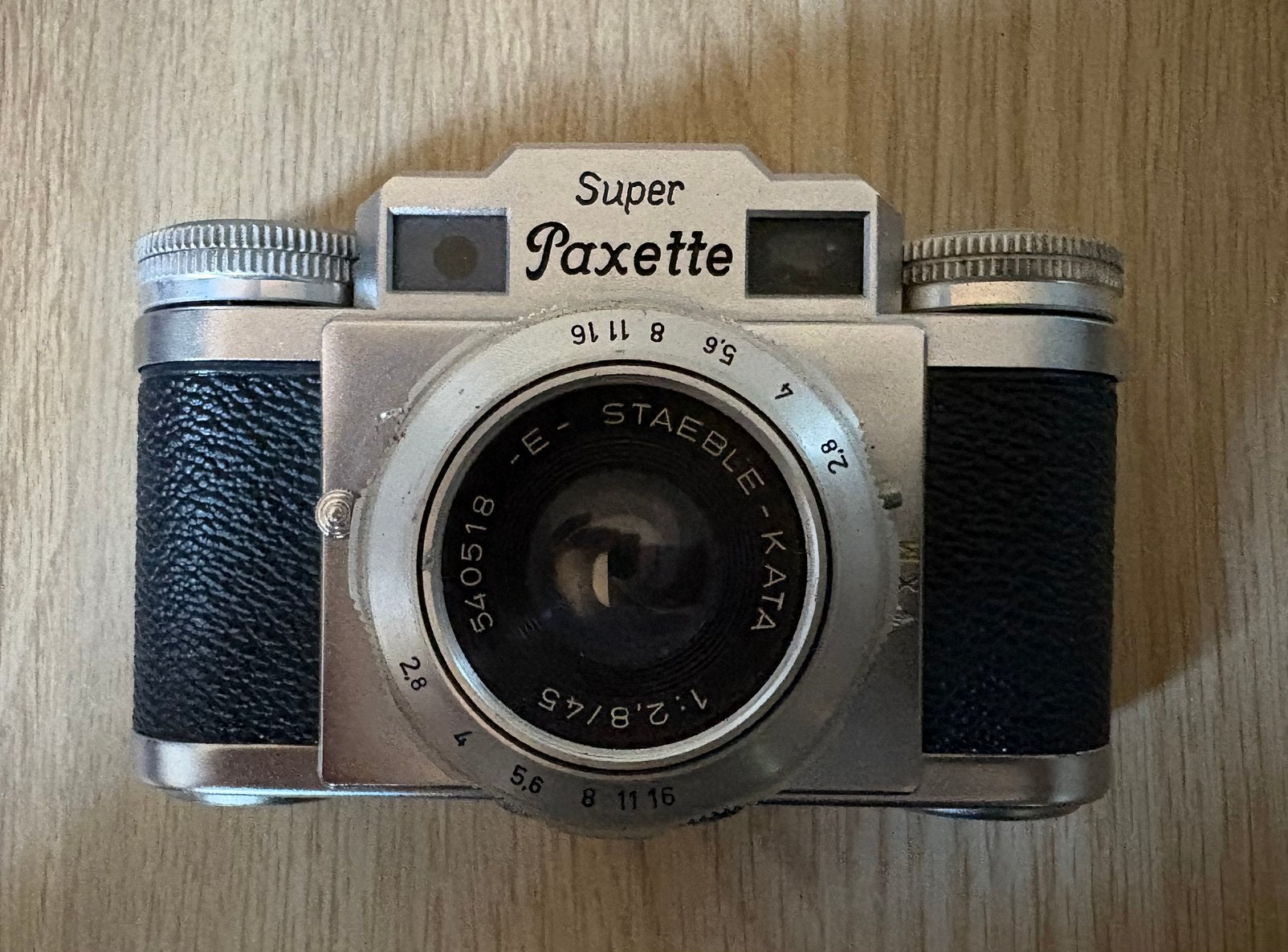 Braun Super Paxette, Enlèvement, 1940 à 1960, Appareils photo