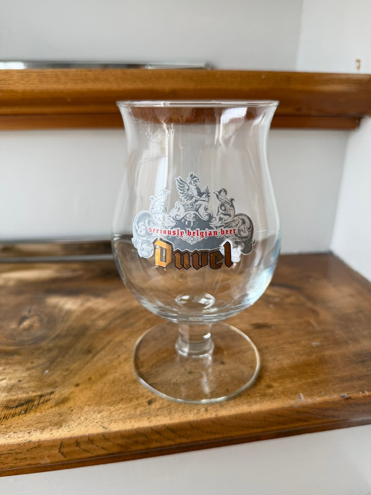 Verre à bière Duvel 'Seriously Belgian Beer', Enlèvement ou Envoi, Comme neuf, Verre ou Verres, Duvel