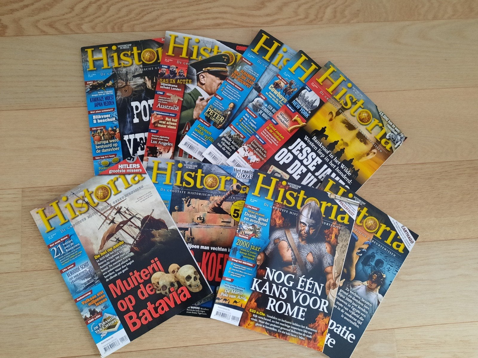 Lot magazines Historia losse nummers, Livres, Enlèvement ou Envoi, Utilisé