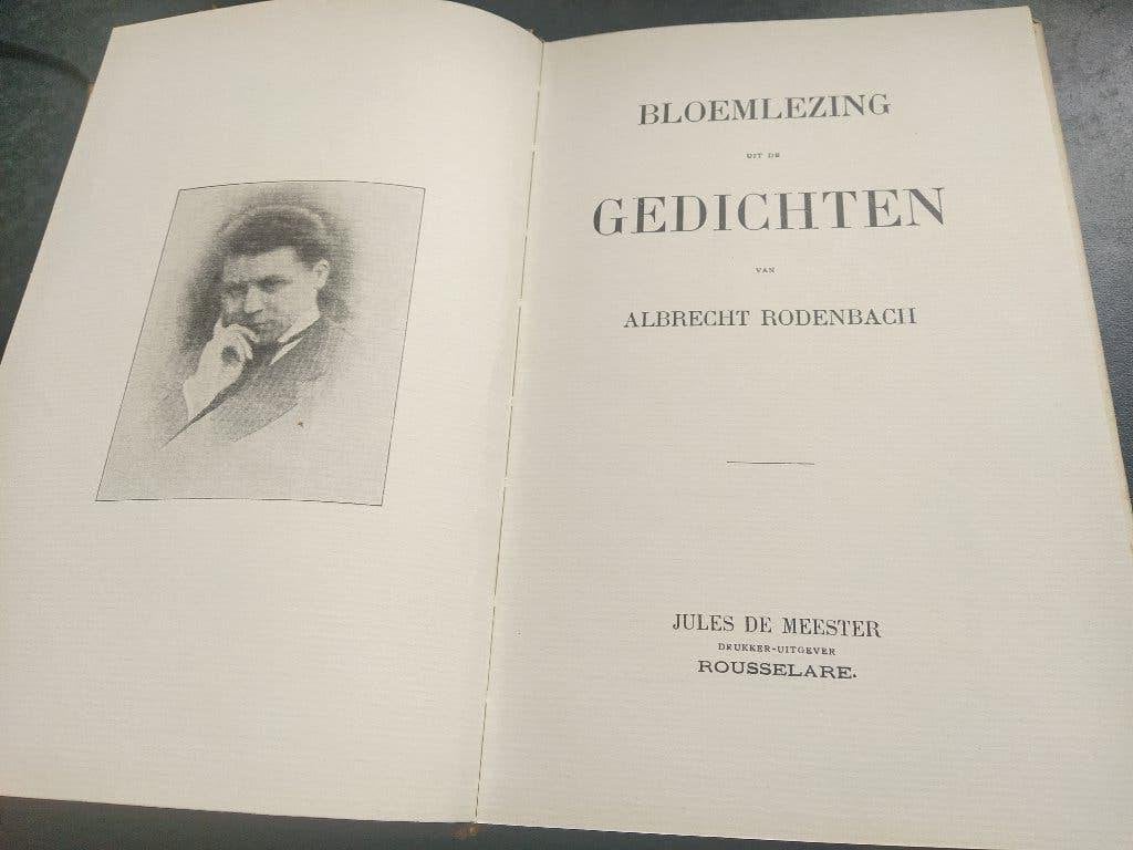 boek: bloemlezing uit de gedichten van Albrecht Rodenbach, Livres, Poèmes & Poésie, Enlèvement ou Envoi, Utilisé, Un auteur